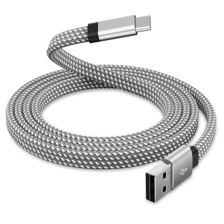 USB C Cable, Magnetic USB A to USB C Cable 3.3ft, Flat Coiled USB C Charger Cable, Type Fast Charging Charging Cord Compatible