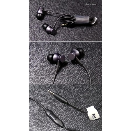 Xiaomi Mi in-Ear Headphones Basic, Piston in-Ear Headphones Earphones Earbuds Headset with Remote & Mic, Black